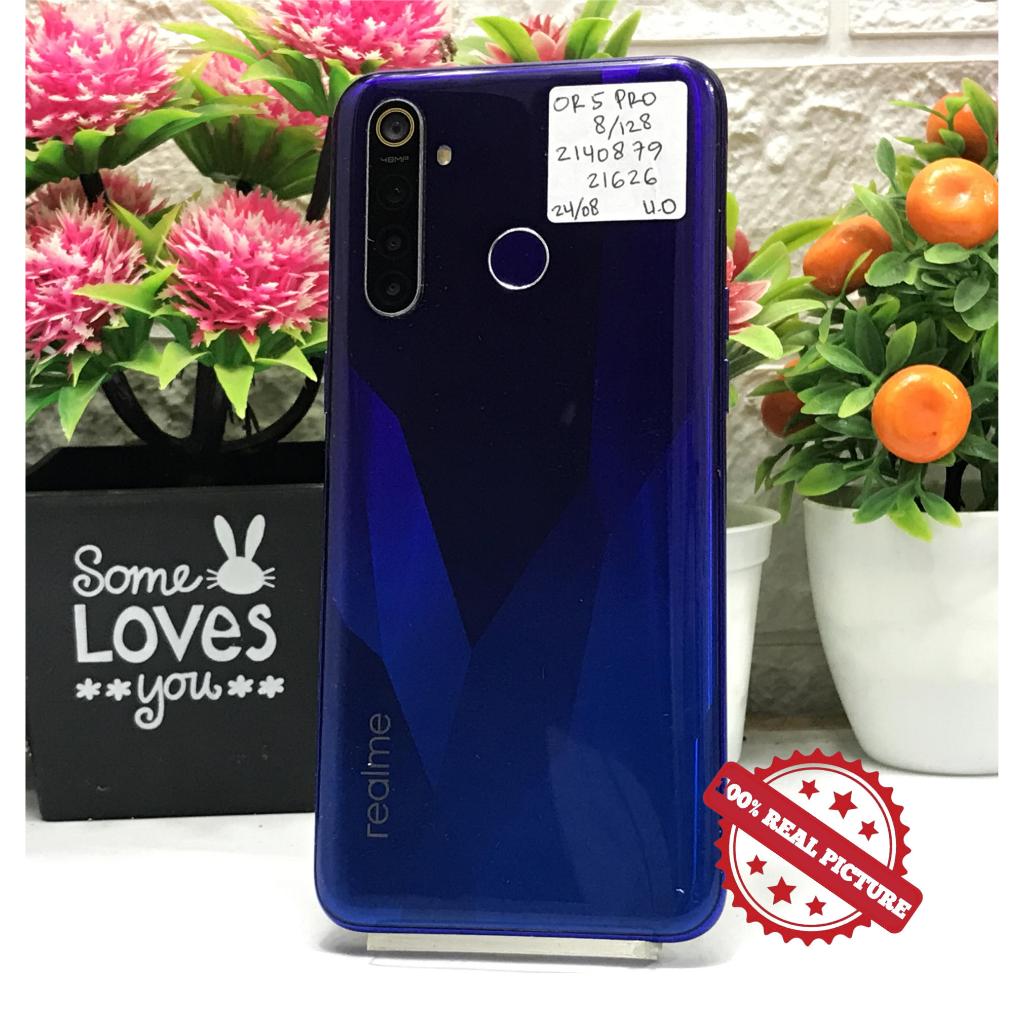 REALME 5 Pro 8/128GB Crystal Blue Bekas Second Original