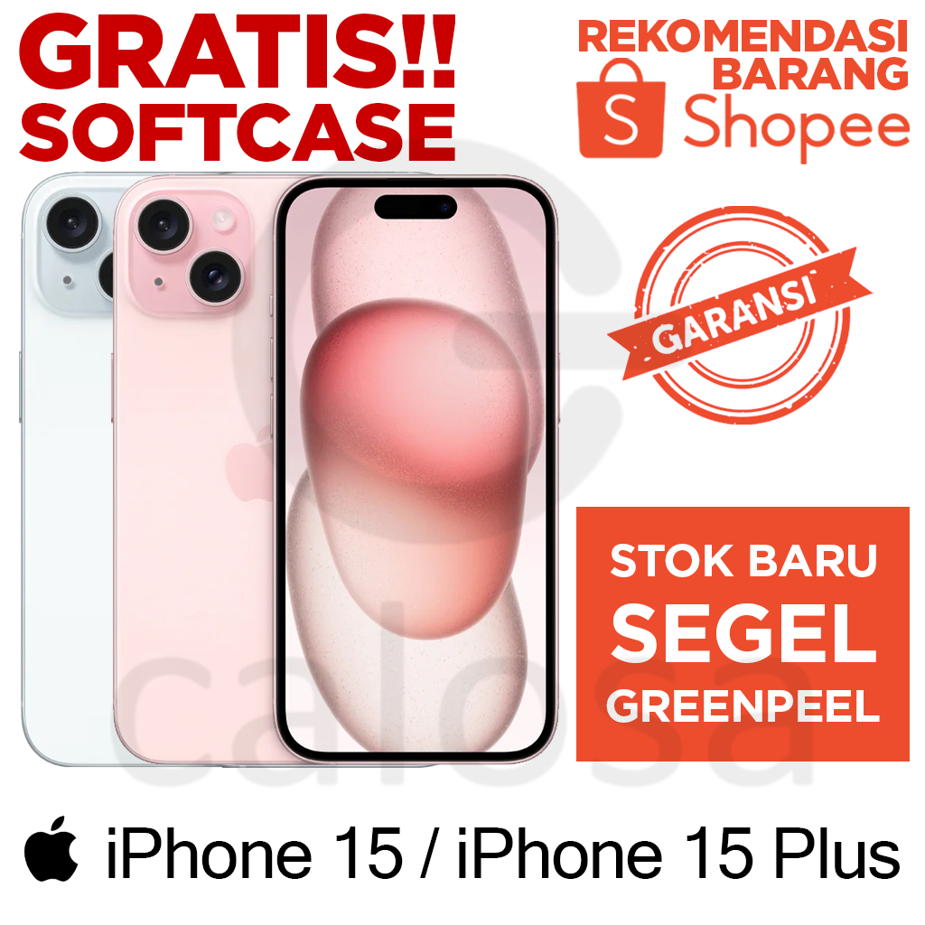 APPLE IPHONE 15 / IPHONE 15 PLUS 128GB / 256GB GARANSI RESMI