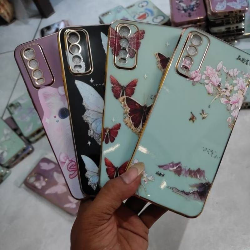Softcase casing VIVO Y20 Y20I Y20S Y12A Y12S Silikon case karakter gambar cewek bahan ful karet