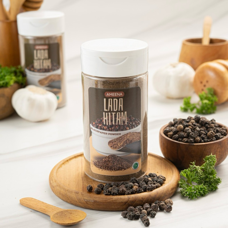 

[ MINI ] Lada Hitam Bubuk Murni 60GR | Ameena Premium Quality