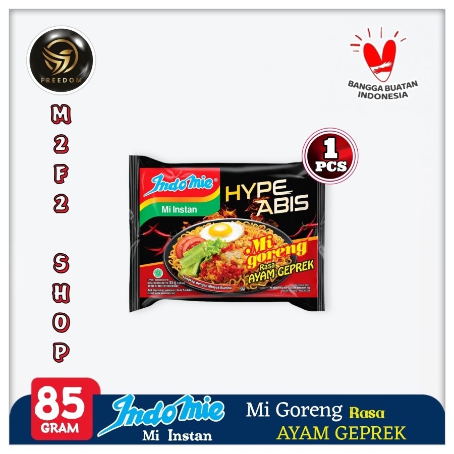 

Indomie Mie Instant Goreng Hype Abis Rasa Ayam Geprek | Bag - 85 gr (Kemasan Satuan)