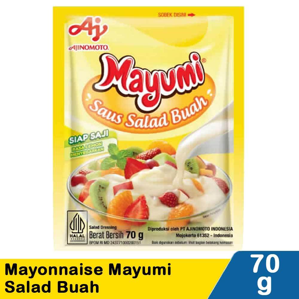 

[oddsolshop] pekanbaru/AJ Ajinomoto Mayumi Saus Salad Buah Lemon 70GR Creamy Lezat Kental Sauce