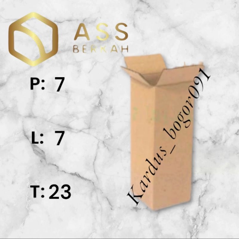 

kardus box packing 7x7x23