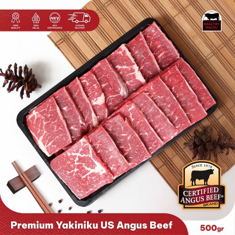 

Premium Yakiniku US Certified Angus Beef 500gr