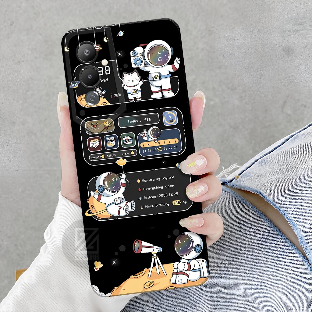 Softcase Tecno Pova 4 Case Motif Astronod Case Pova 4 Silikon Pro Camera Kesing Tecno Pova 4 Casing 