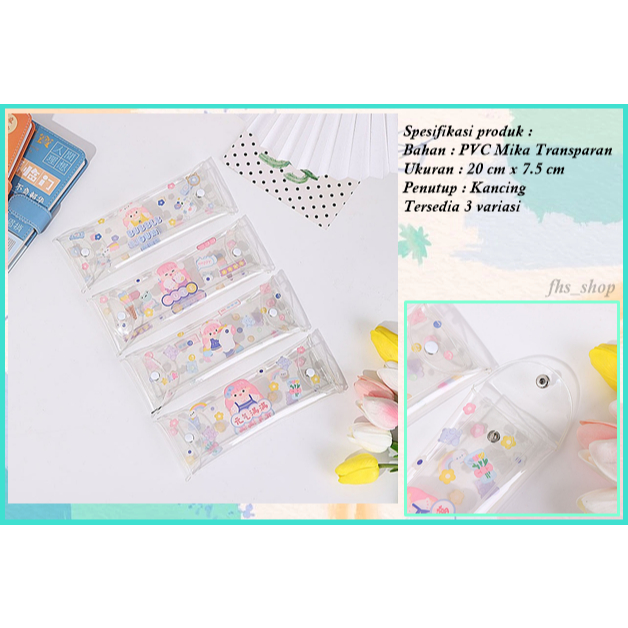 

Tempat Pensil Transparan Cartoon Tempat Pensil Aesthetic Tempat Pensil Lucu Cute Cartoon Transparant