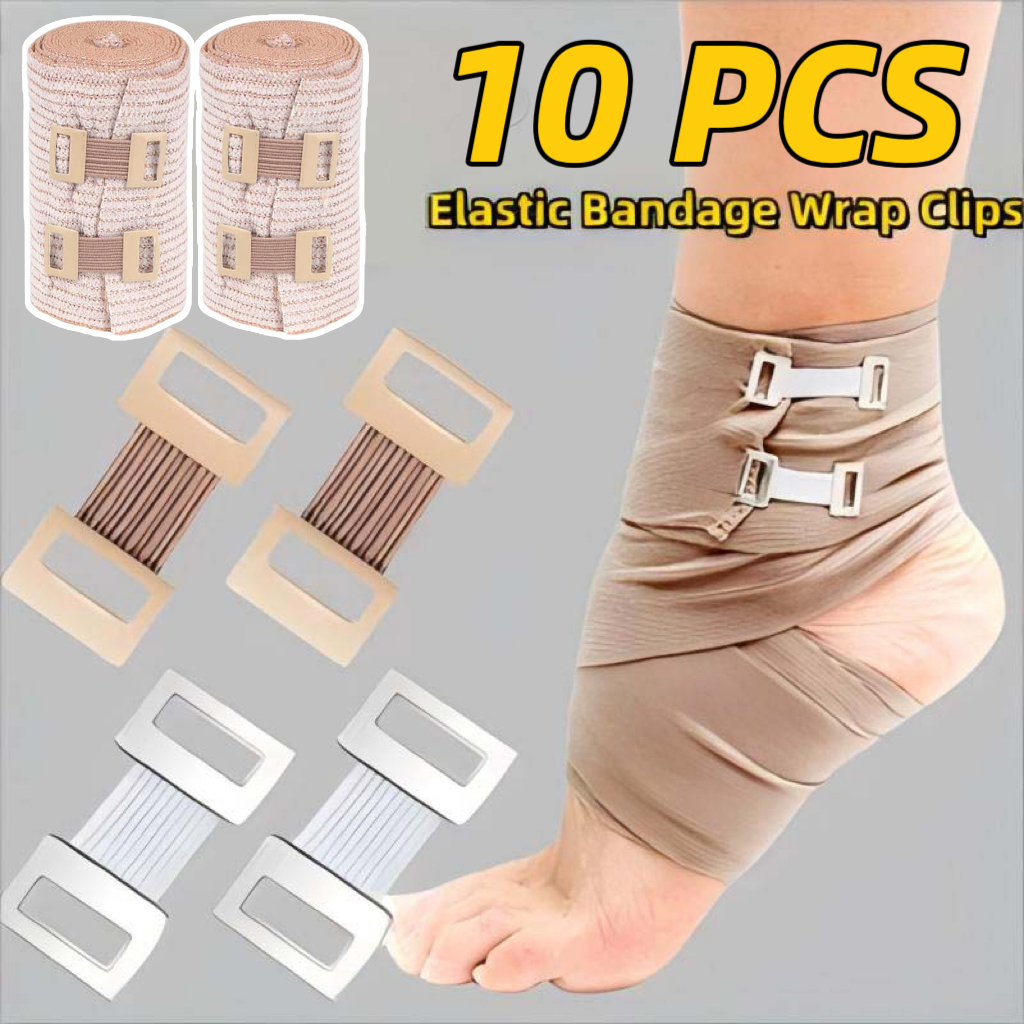 10pcs Pengait Perban Elastis Klip Penjepit Perban Kait Perban Elastis Bandage Medis Kancing Perban K