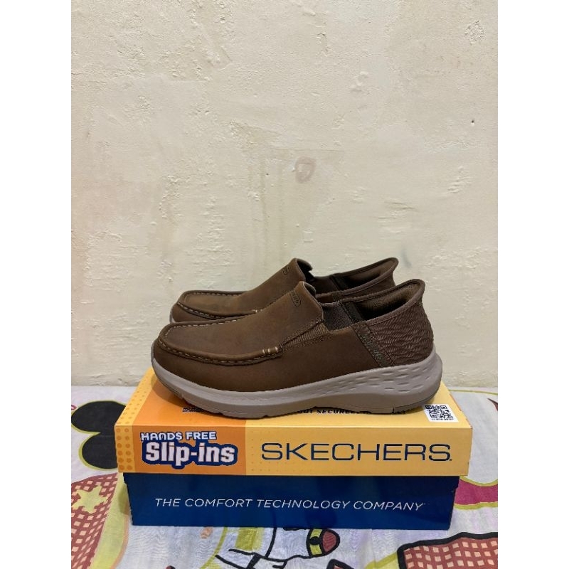 Skechers Slip-Ins Parson Men's Shoes Original - Chocolate Size 42