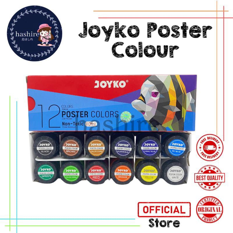 

cat poster joyko 12 warna 10 ml
