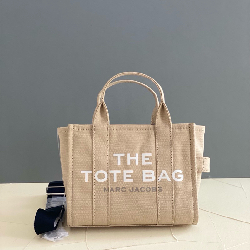 MJ small Traveler tote bag canvas size 26x21x13cm