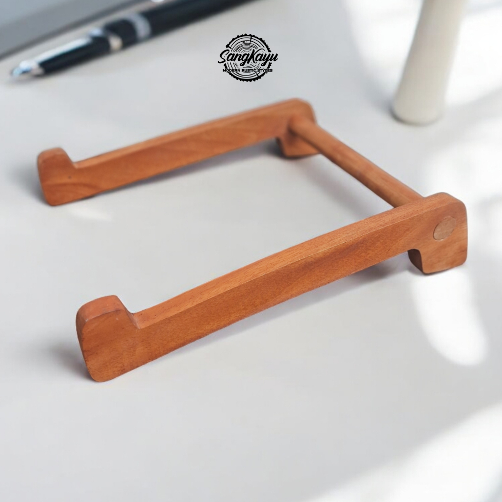 SangKayu Meja Laptop Stand Kayu Wood Stand Meja Laptop Stand
