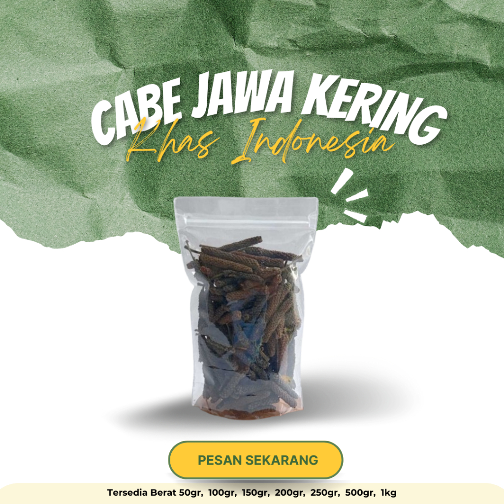 

REMPAH HERBAL ALAMI CABE JAWA/CABE JAMU/CABE PUYANG KERING