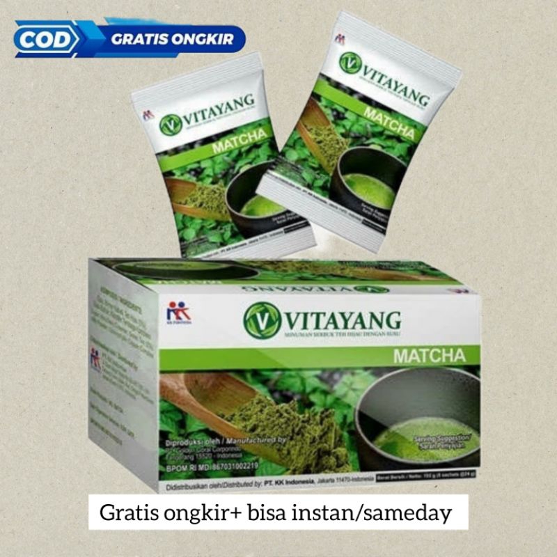

Vitayang Matcha Teh hijau bubuk kaya akan polifenol enak turun berat badan menghilangkan bau badan