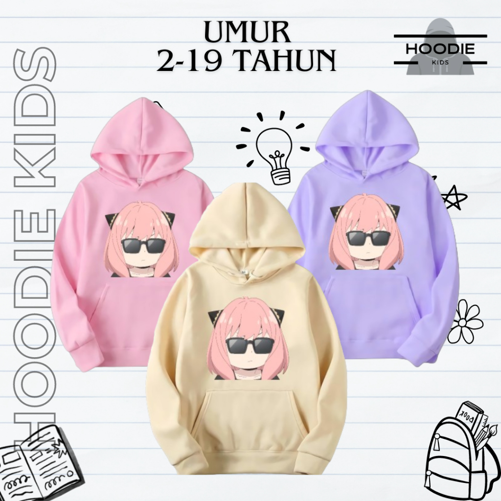 Jaket Hoodie Anak Laki Laki Perempuan Nike Anya Usia 2 3 4 5 6 7 8 9 10 11 12 Tahun/Sweater Anak Ker