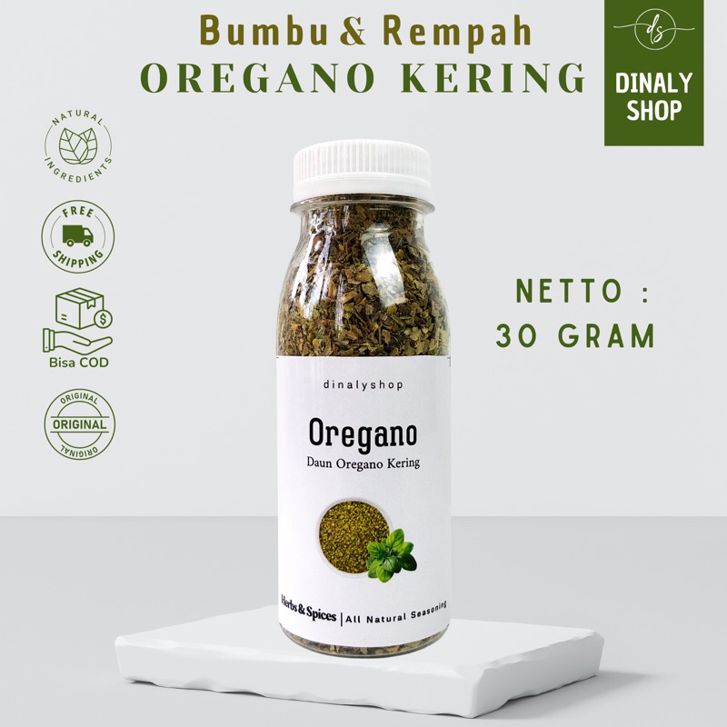 

OREGANO KERING 30 GRAM | DRIED OREGANO | BUMBU DAPUR REMPAH PREMIUM MURAH