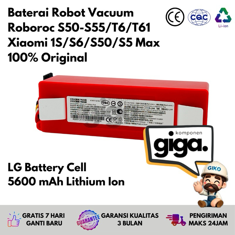 Batre / Baterai / Battery Xiaomi First Gen Second Gen 1S S6 S50 S5 MAX  100% Original Best Quality