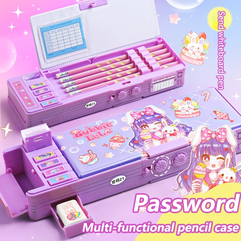 

Password Kuromi Sandi Kotak Pensil Tempat Pensil Boneka Lucu Berkapasitas Besar Tempat Pensil Lapis Ganda Multifungsi Rautan Pensil Tempat Pensil Berk WJH