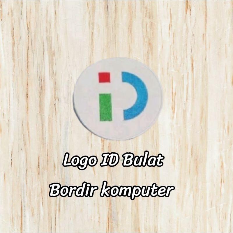 Emblem Id InDriver Bulat Bordir Komputer Logo InDriver