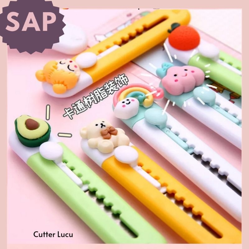 

Gunting Karakter Lucu dan cutter lucu pisau lucu unik {SAP•HOME}
