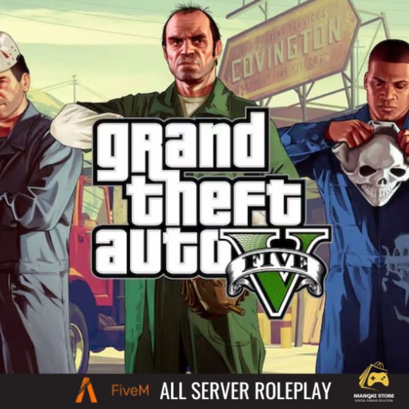 GTA V Roleplay FIVEM ONLINE GRAND THEFT AUTO 5 | ONLINE INSTANT S T E A M | ROCKSTAR ACCOUNT BISA GA