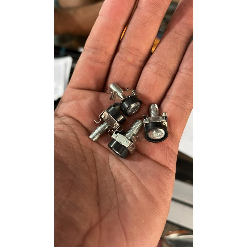 Mur Baut Untuk Besi Lis Rak Lubang Hardcase High Quality Mur Baut Lis Rak Racklist Rel Hardcase M6 6