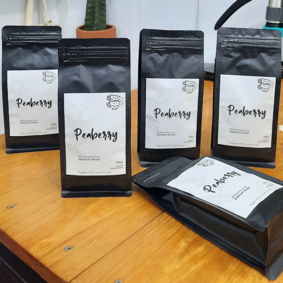 

Kopi Arabika Gayo - PEABERRY 200 gram - SUKHA KOPI