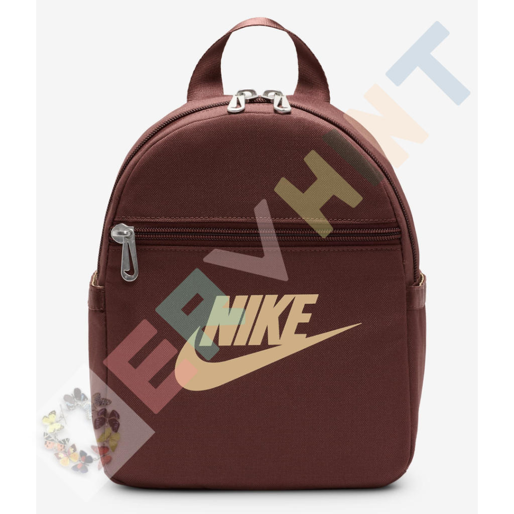 Nike - Tas Ransel Mini Jalan-Jalan Sportswear Futura 365 Women's Mini Backpack (6L) Warna Merah Tua 