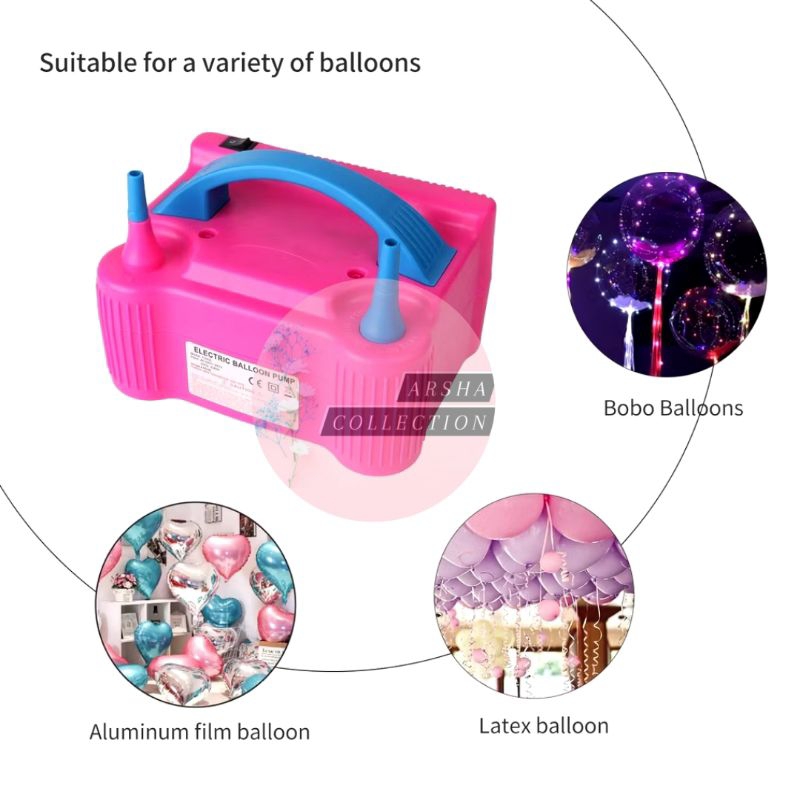 Pompa balon elektrik// pump elektrik// mesin tiup balon latex otomatis