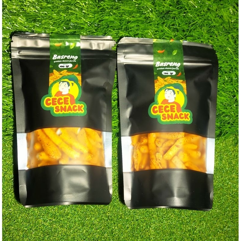 

BASRENG PEDAS DAUN JERUK Basreng pedas Snack Camilan enak bakso goreng