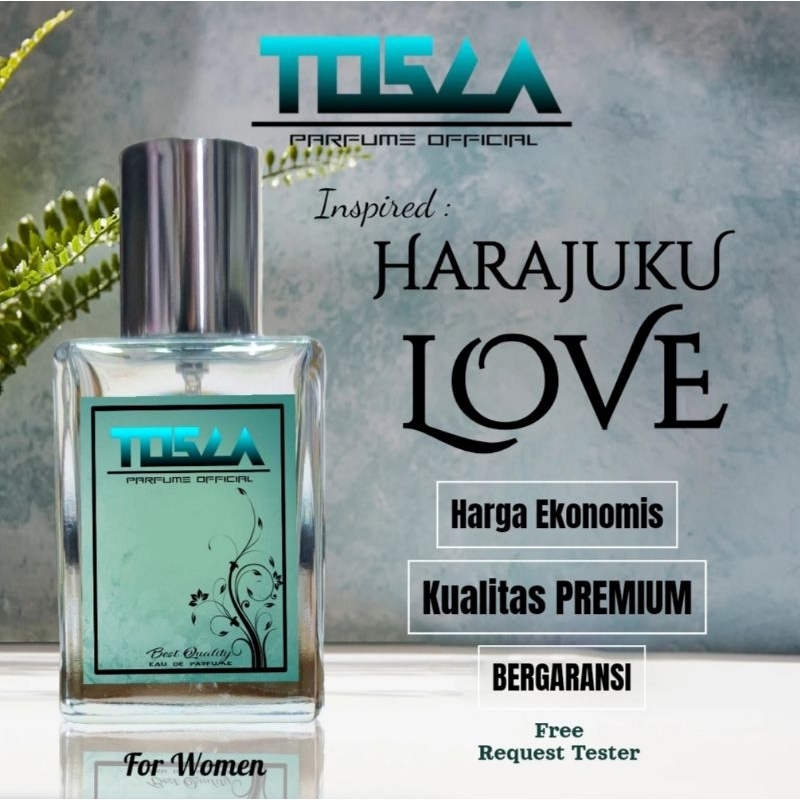 TOSCA Parfume - HARAJUKU | Parfume pria dan wanita berkualitas PREMIUM 30 ML tahan lama - Eau de Par
