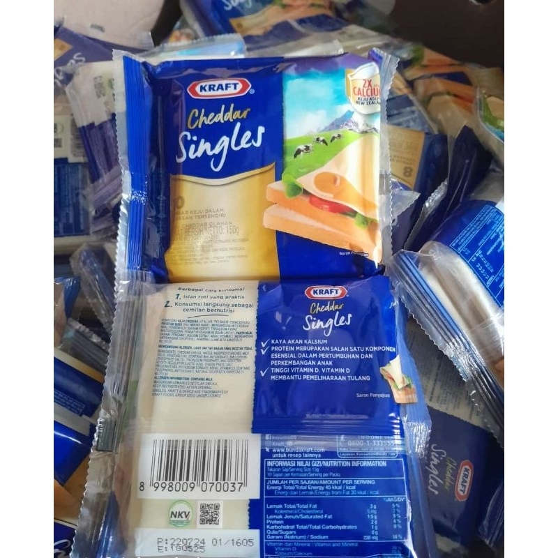 

keju slice Kraft isi 5 exp maret 2025