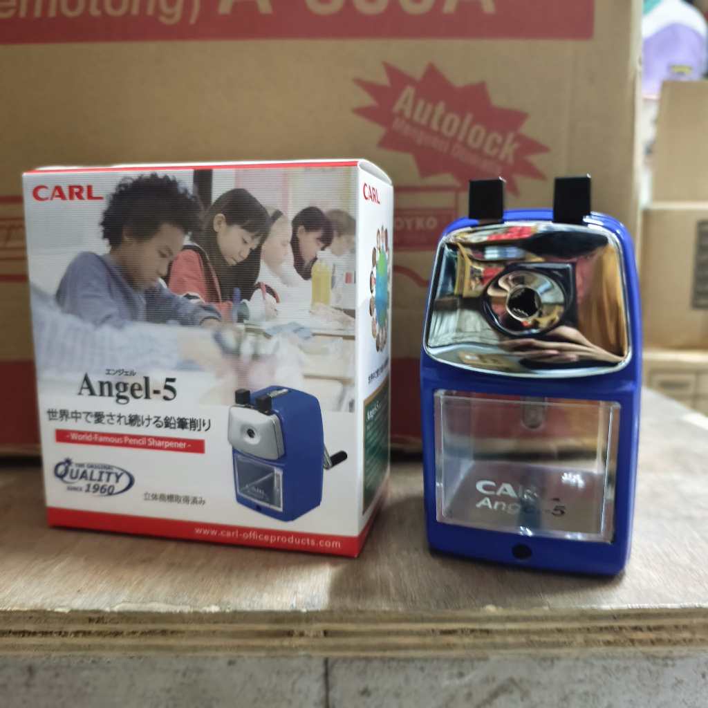 

Serutan Pensil / Pencil Sharpener / Rautan Putar CARL Angel 5 (1 Pcs)