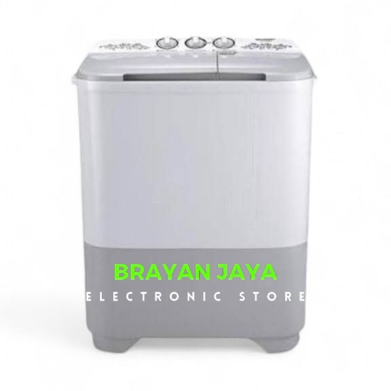 MESIN CUCI SHARP 2 TABUNG ES-T80MW-HK KAPASITAS 8 KG GARANSI RESMI SHARP
