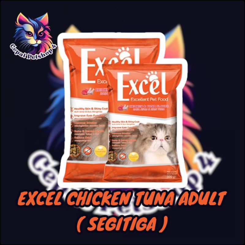 Excel Cat Food Tuna Chicken Freshpack / Cat Food Excel / Excel Makanan Kucing