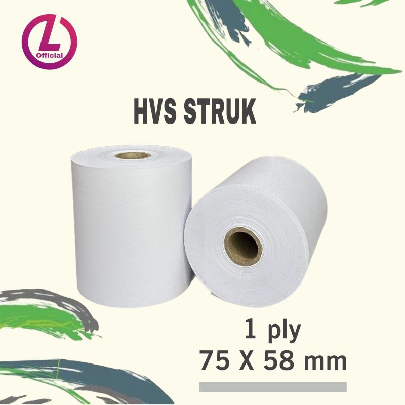 

kertas kasir HVS 75x58 1ply Untuk Printer Epson TMU 220