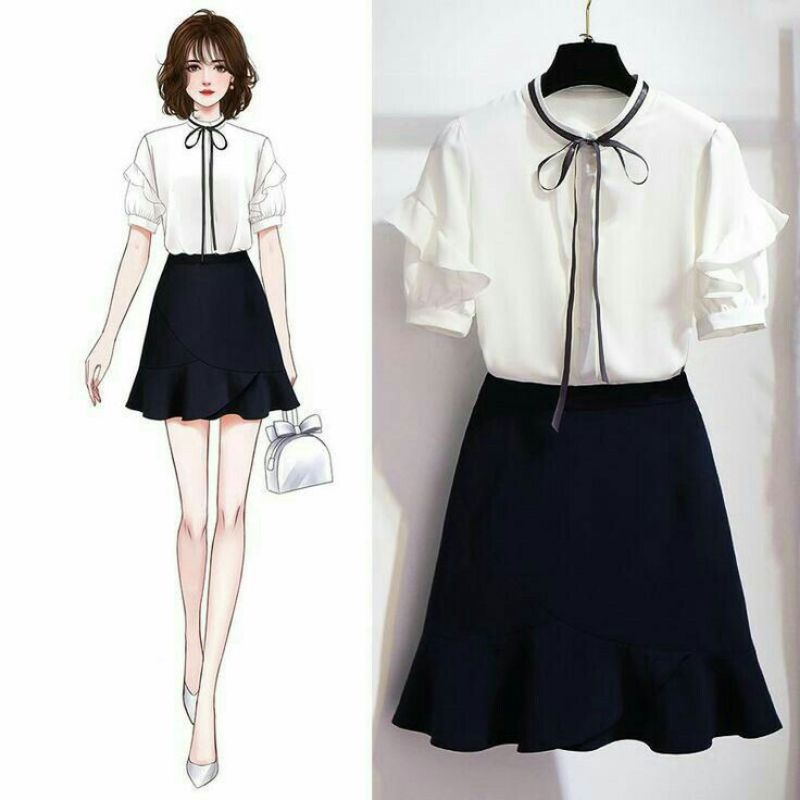 Korean Daily Set/Korean Set/Korean ulzzang style part 3 Black and White