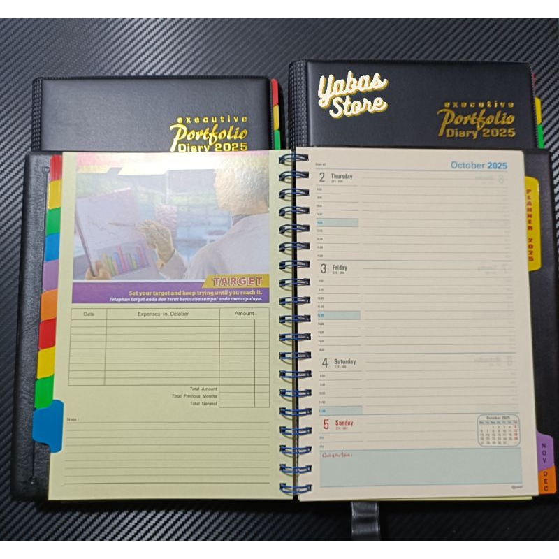 

BUKU AGENDA / NOTEBOOK ExCUTIVE PORTFOLIO DIARY 2025