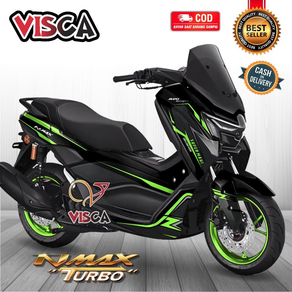 Decal NMAX Turbo Full Body Stiker NMAX New 2024 Fullbody Dekal Nmax Neo Striping NMAX 2024 Terbaru V