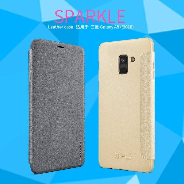 SAMSUNG GALAXY A8 PLUS 2018 NILLKIN BOOK LEATHER CASE