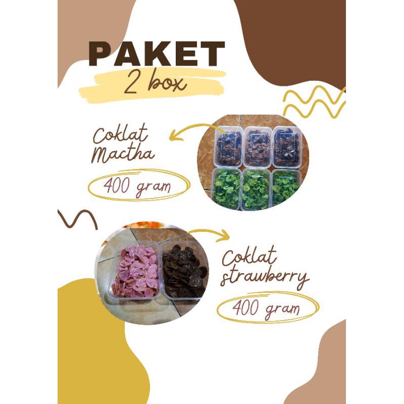 

Paket 2 box keripik pisang lumer