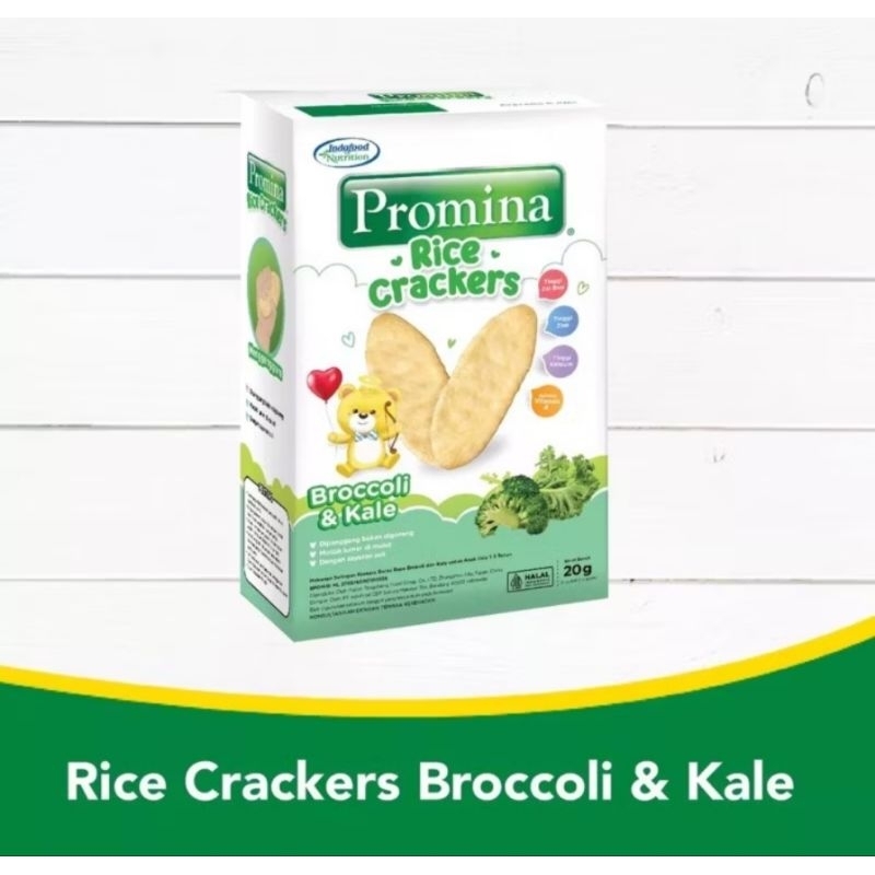 Promina Rice Crackers Broccoli&Kale 20Gr