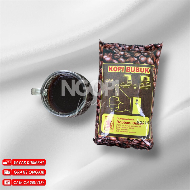 

Kopi JB 90gr- Kopi Bubuk Asli Lampung