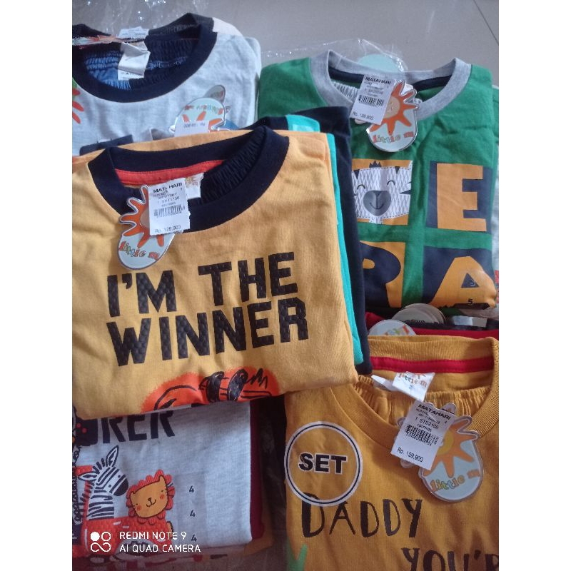 setelan anak little m cowok