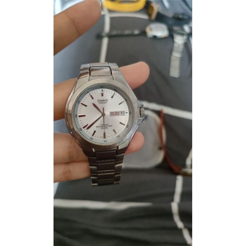 Casio Lineage LIN 171 titanium vintage watch