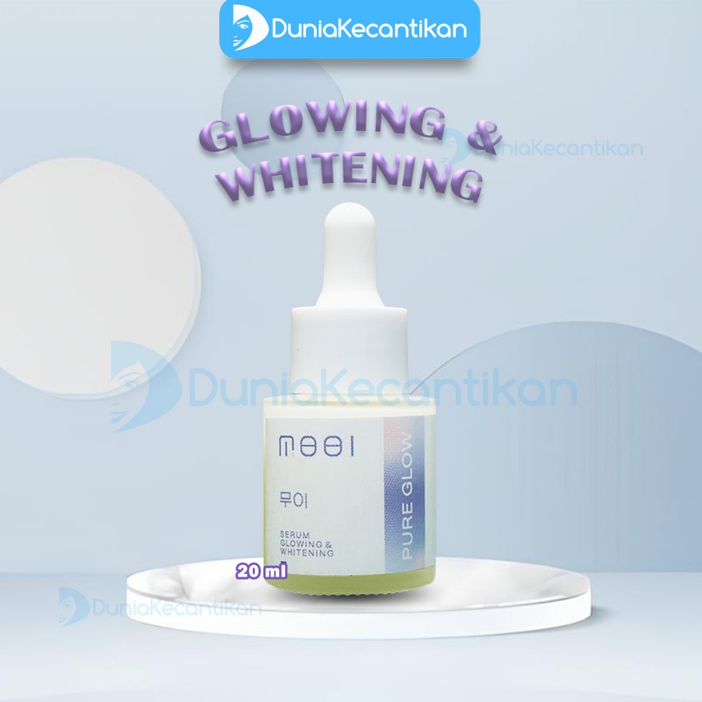 Mooi Skincare Pure Glow Whitening Serum Korea Mencerahkan Wajah Glowing Serum Mooi Pure Glow