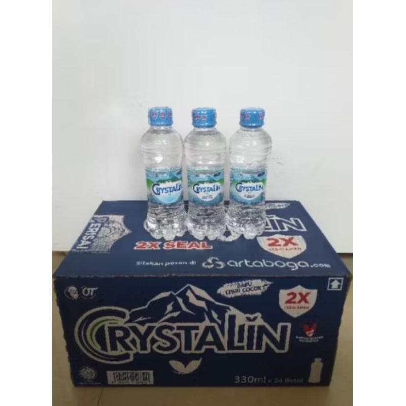 

Air mineral merk Crystailine 330 ml