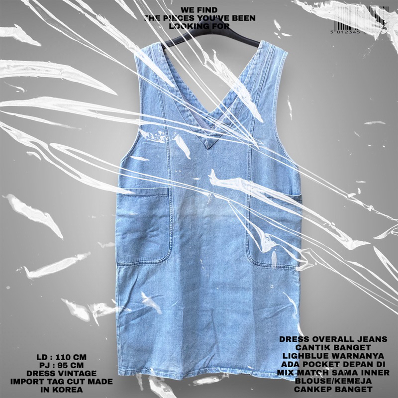 OVERALL DRESS JEANS/DRESS JEANS DENIM/KOREAN JEANS DRESS/DRESS IMPORT/DRESS JEANS IMPORT PREMIUM/KOR