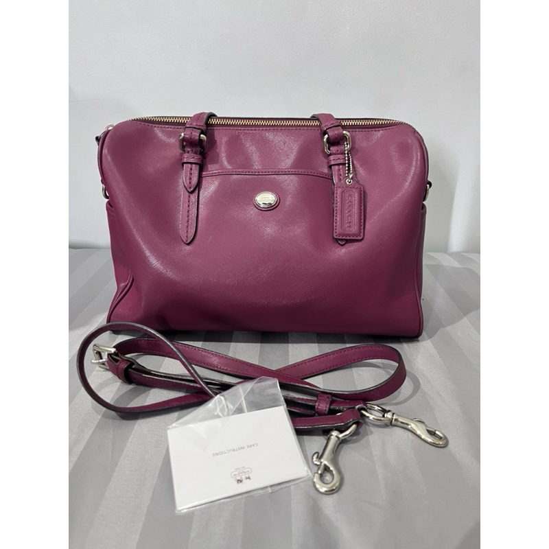 PRELOVED COACH PEYTON NANCY SATCHEL