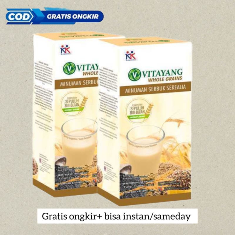 

PROMO Vitayang Whole Grains Minuman Serbuk Serealia Menunjang Kebutuhan Nutrisi Aktivitas Harian KK Indonesia