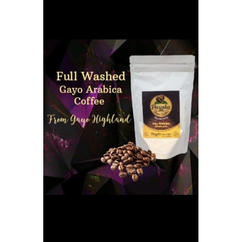 

Pusaka Arabica Full Wash Gayo coffee 100g & 200g